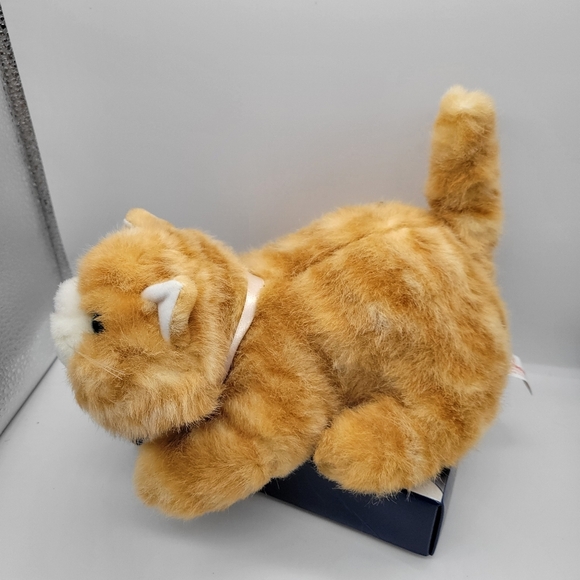 Vintage TRENDMASTERS 1993 Orange/White Robotic Plush Moves Tail,Purrs And Meow - Picture 3 of 11